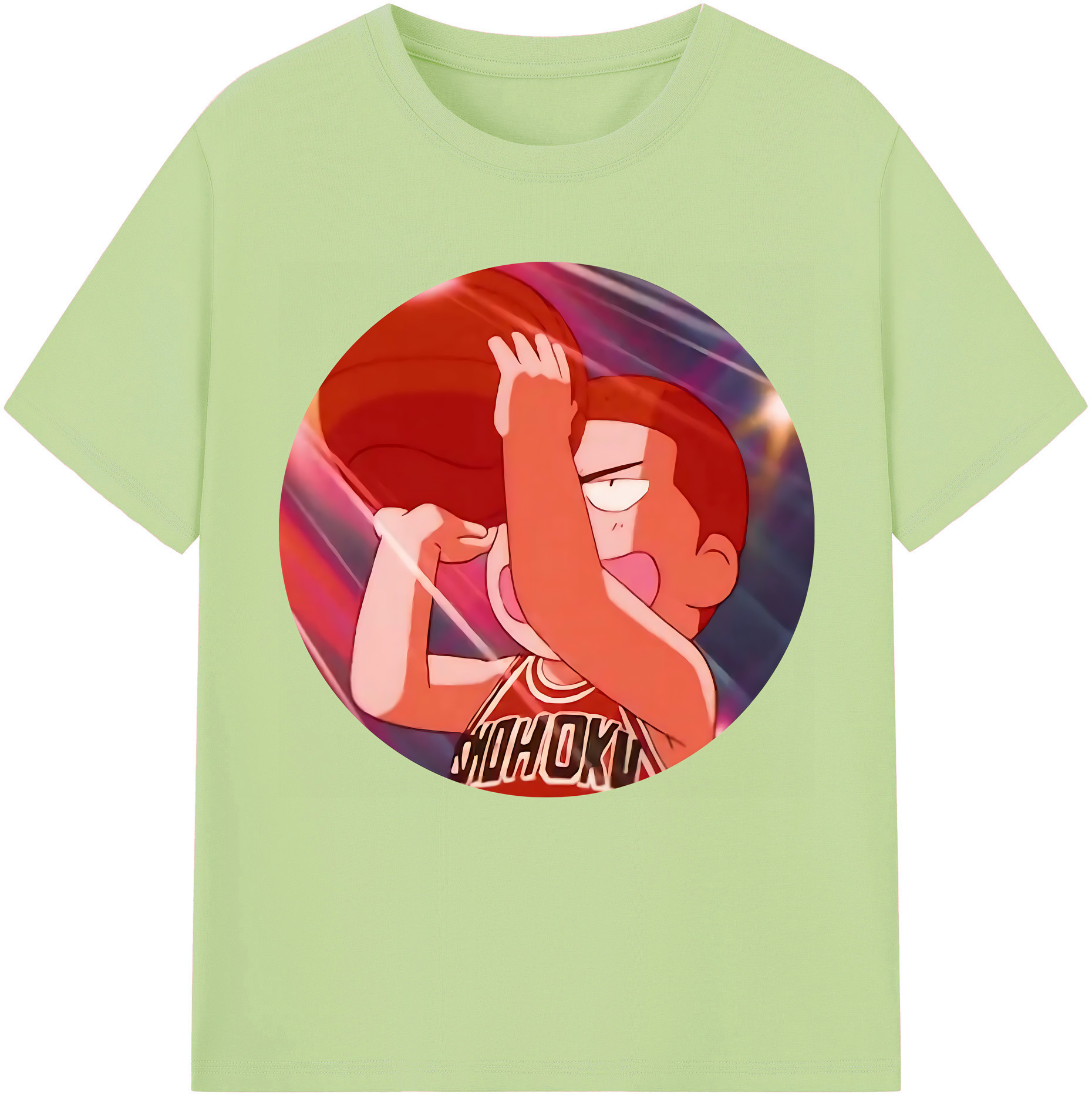 SLAM DUNK／スラムダンク 綿100％半袖Tシャツ（フロントプリント）